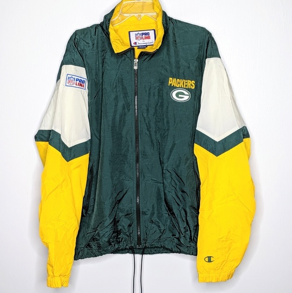 Champion Other - Vintage Champion Packers Pro Line Windbreaker